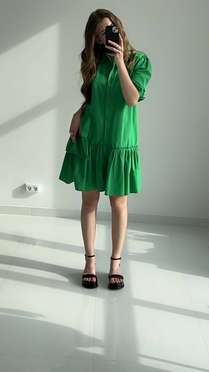 Lublu Dress Poplin Green