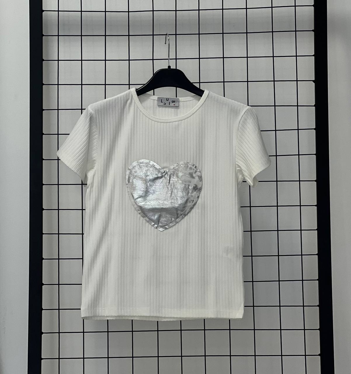 Lublu kids Футболка "Heart" White