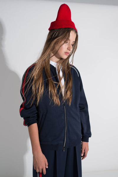 LuBlu Bomber with stripes Navy