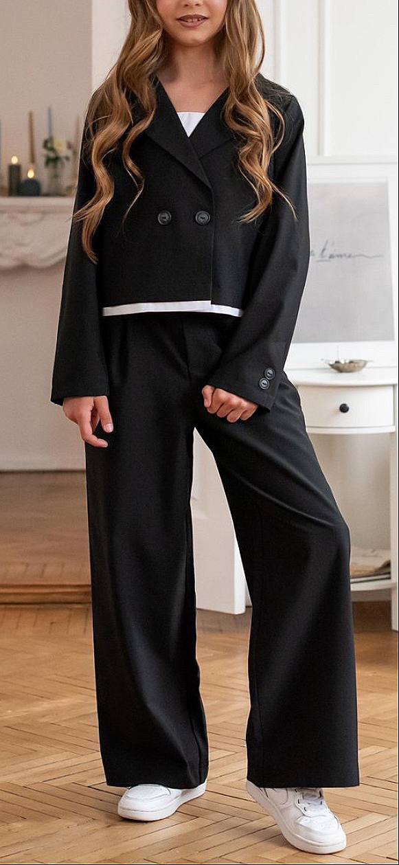 Classic suit short Black