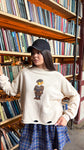 Teddy Sweatshirt Beige