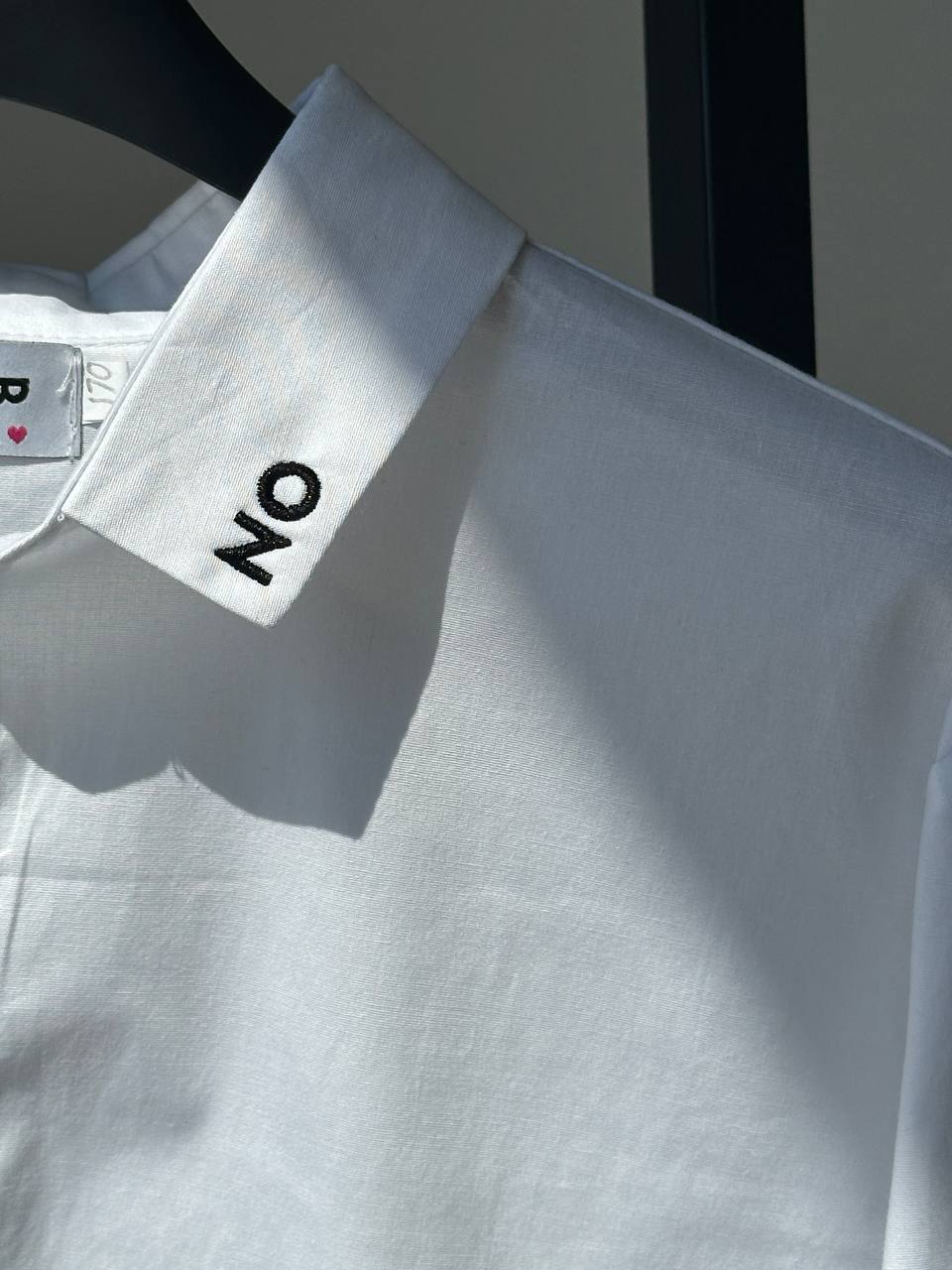 LuBlu Shirt Yes/No White