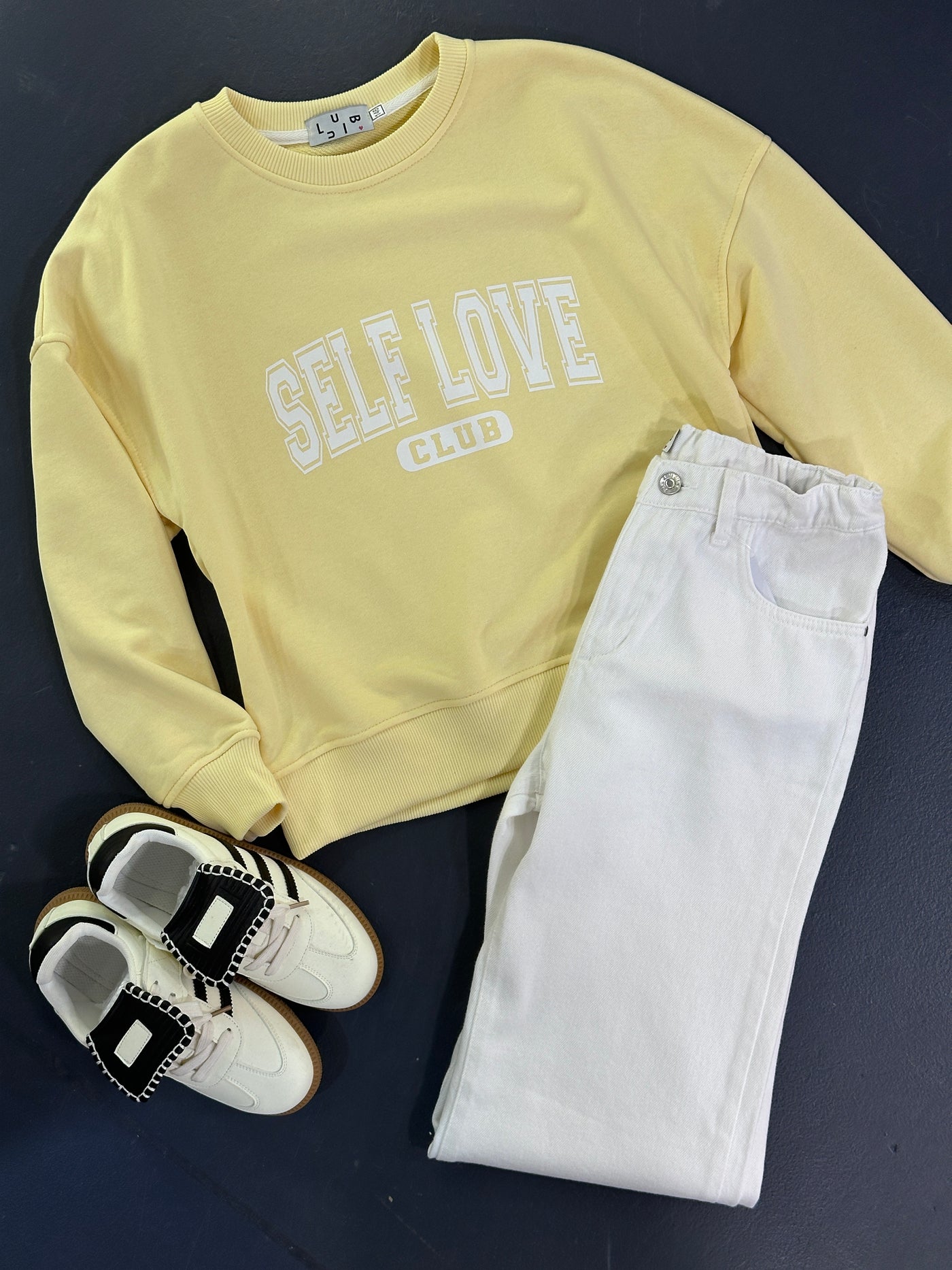 Self Love Yellow Sweatshirt