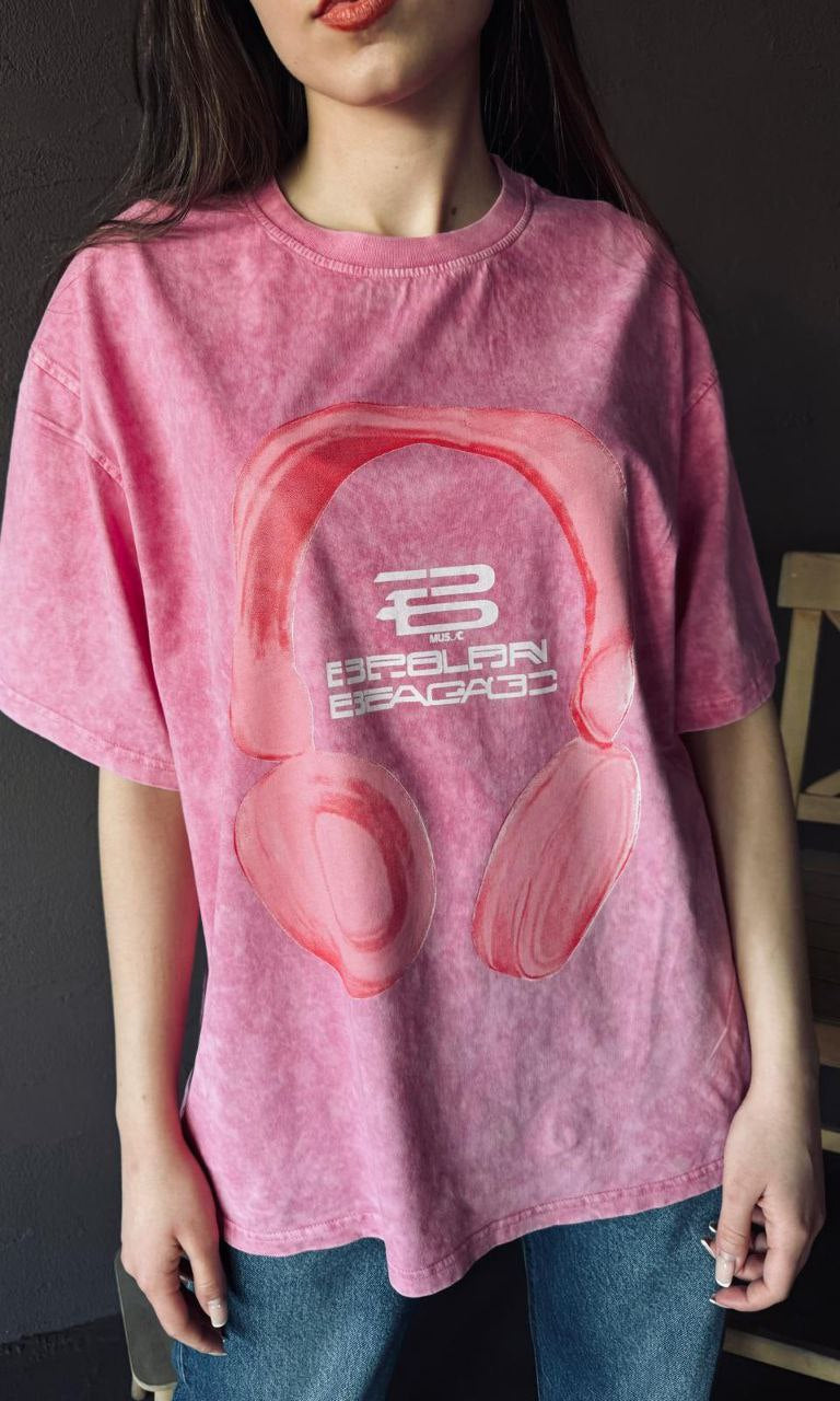 Music T-shirt Pink