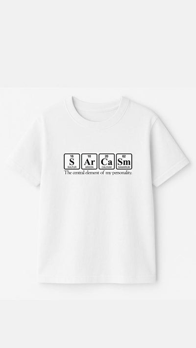 Sarcasm T-shirt White