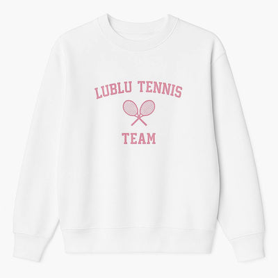 Sweatshirt "Tennis" Milk/Pink