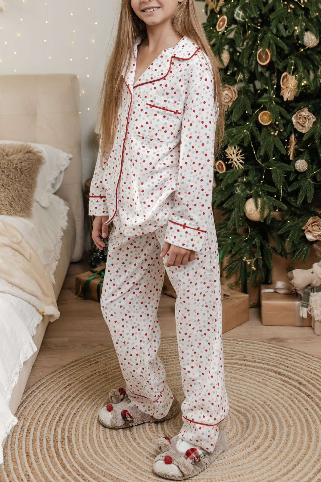 Піжама Baby Hearts Red