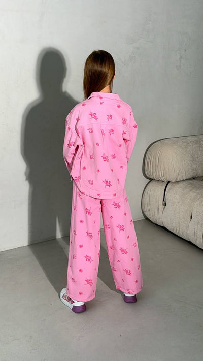 Lublu kids Giacca di jeans Twig Rose