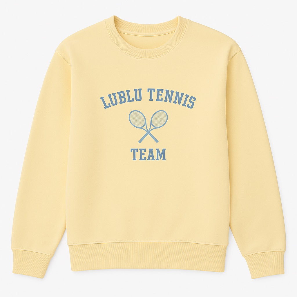 Sweatshirt "Tennis" Yellow