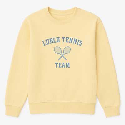 Sweatshirt "Tennis" Yellow