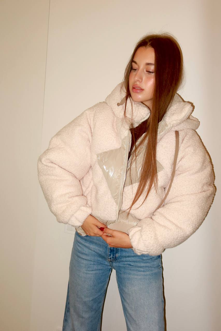 LBL Down jacket Curl Beige