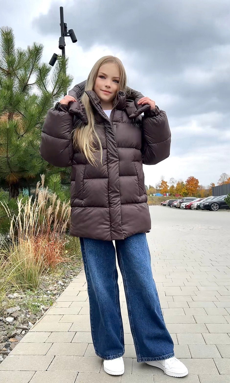 Пуховик Choco Brown