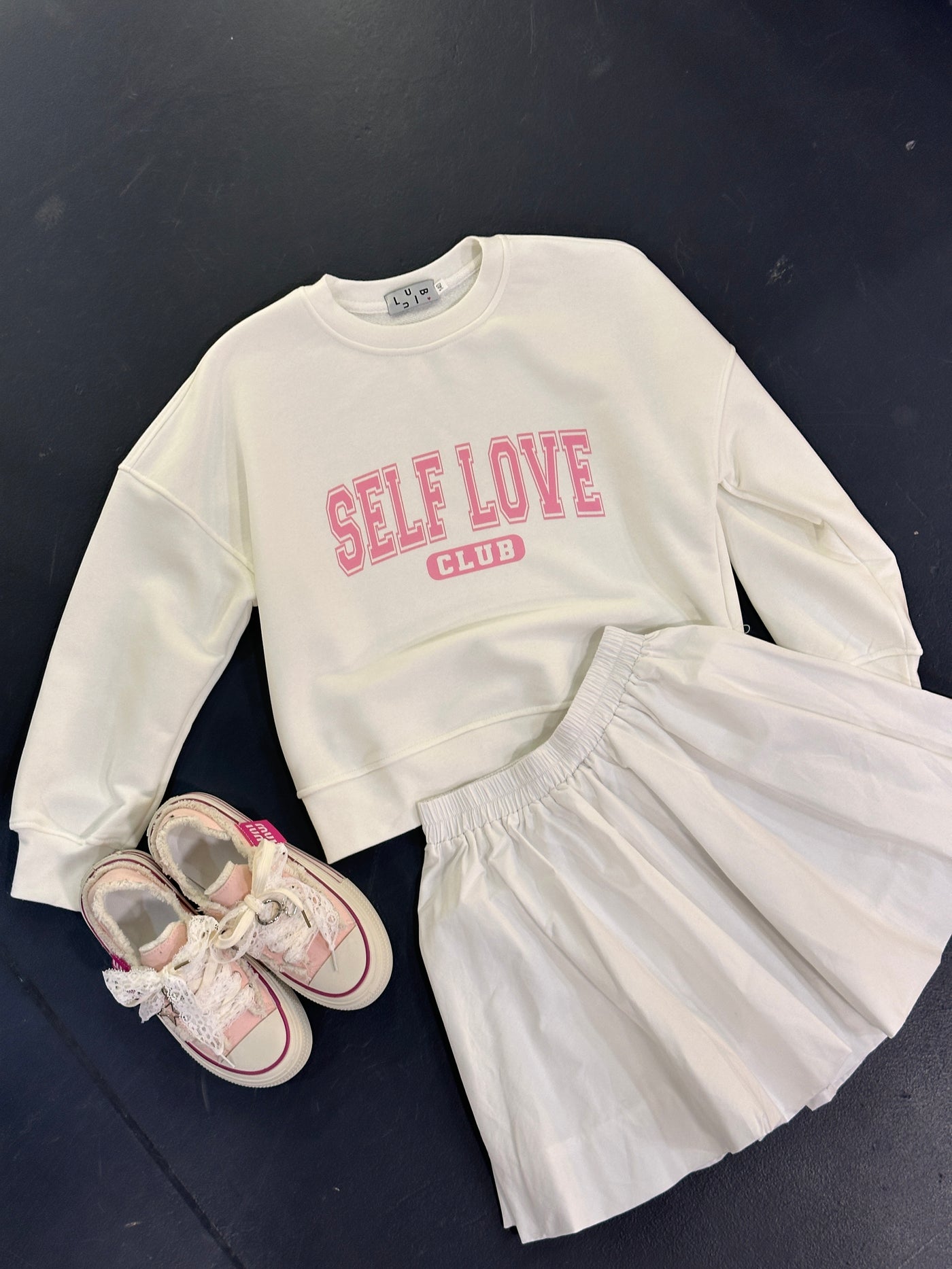 Self Love Sweatshirt Milk
