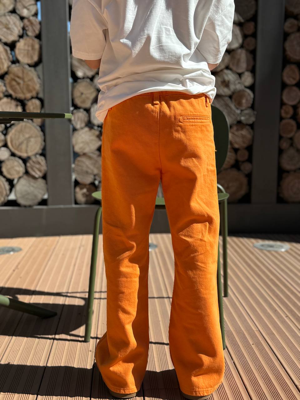 Lublu kids Orange straight jeans