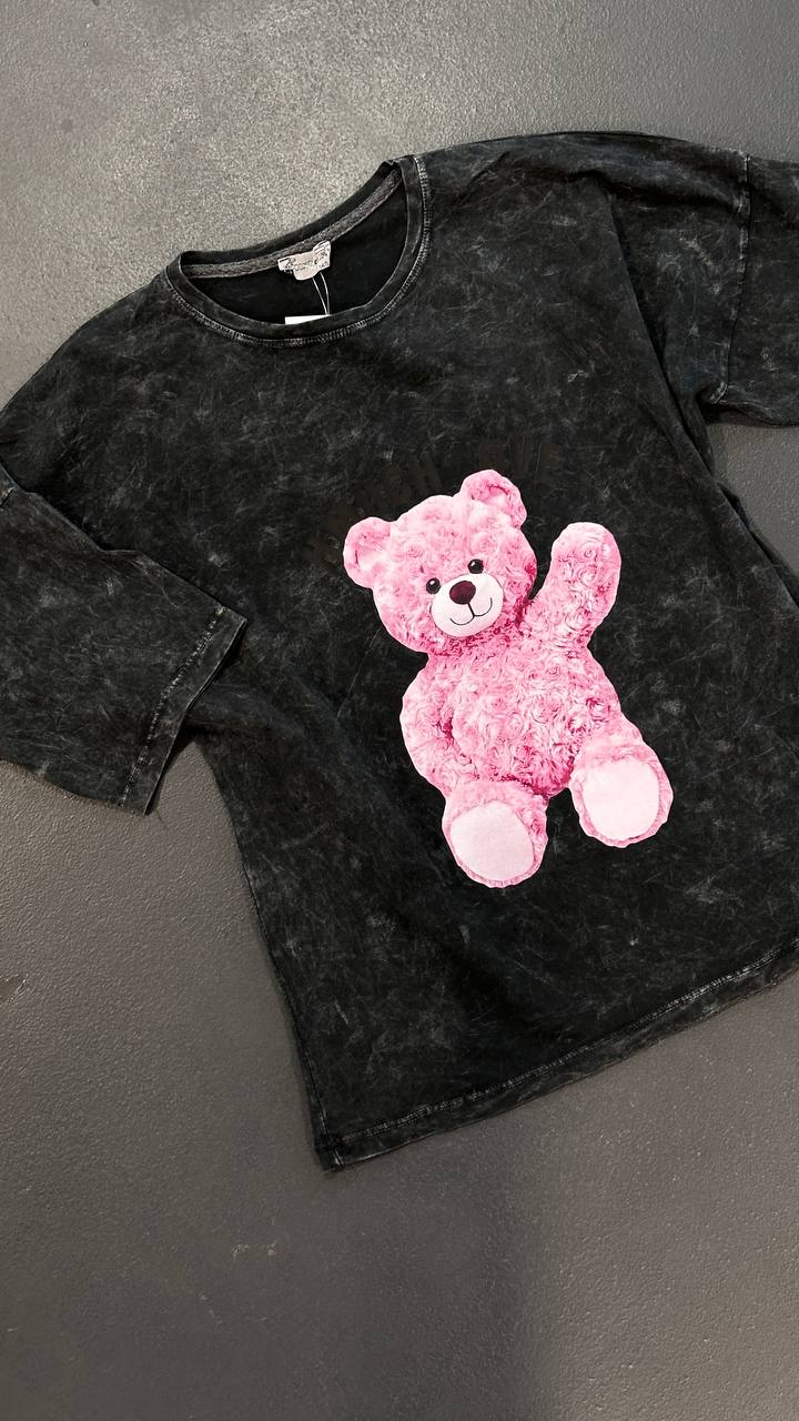T-shirt "Teddy" Graphit