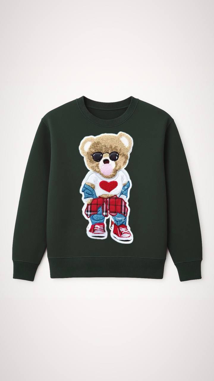 SCH "Bear" Black Sweatshirt