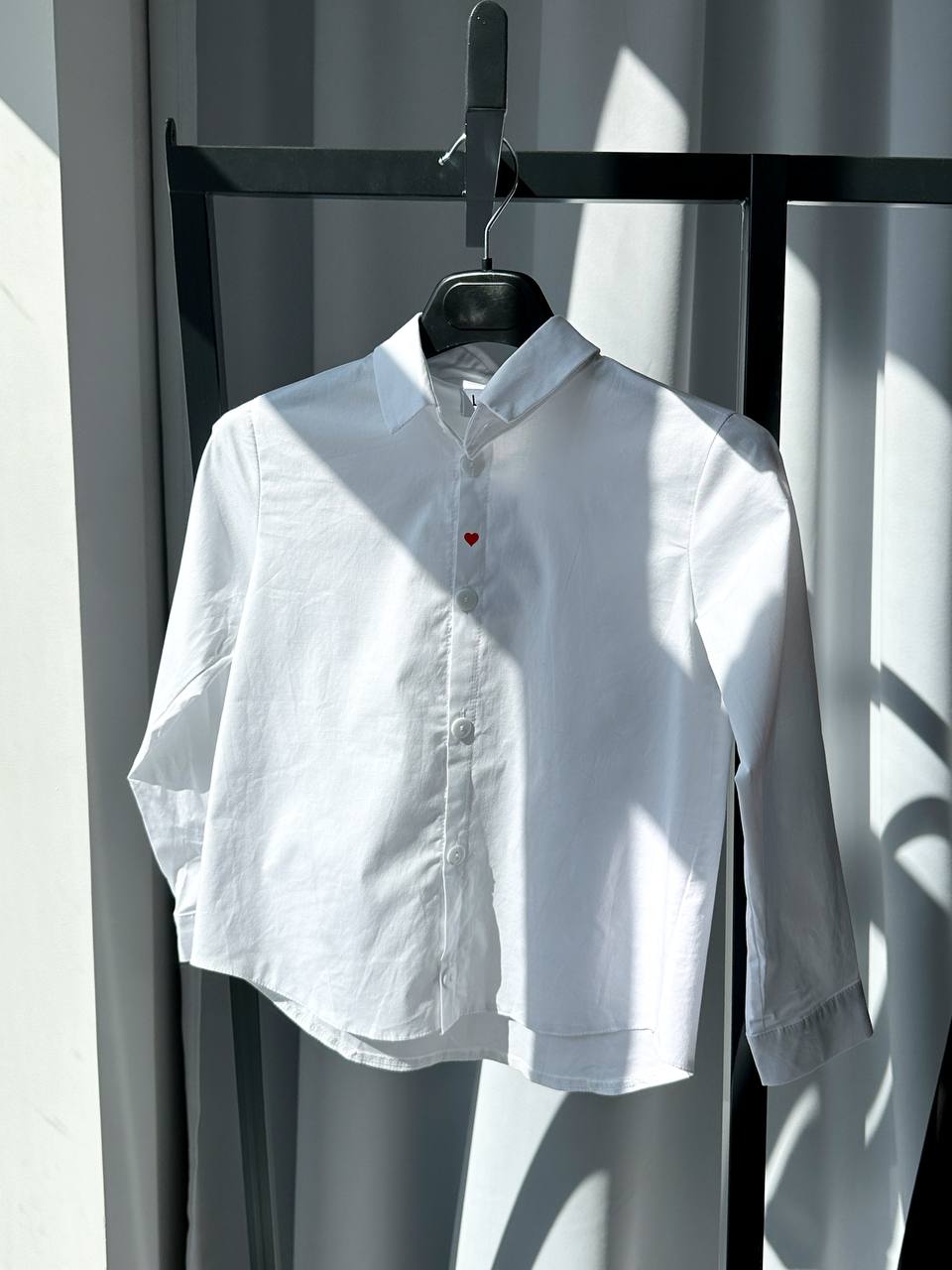 LuBlu Shirt Heart White New