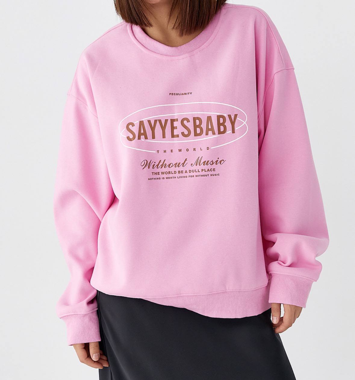 Світшот SayYes Pink