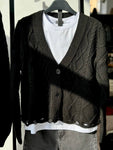 LuBlu Knitted Cardigan Black