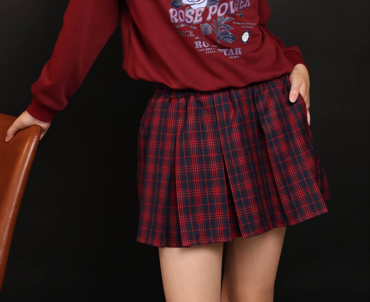 Bordo skirt-shorts