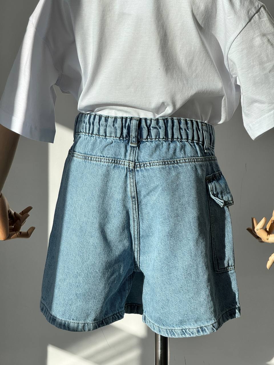 Lublu kids Skirt-shorts with a smell Blue Denim