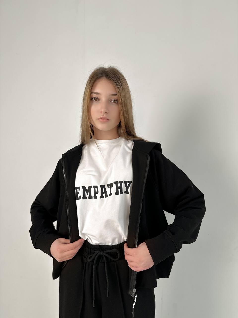 T-shirt "Empathy" Black/White