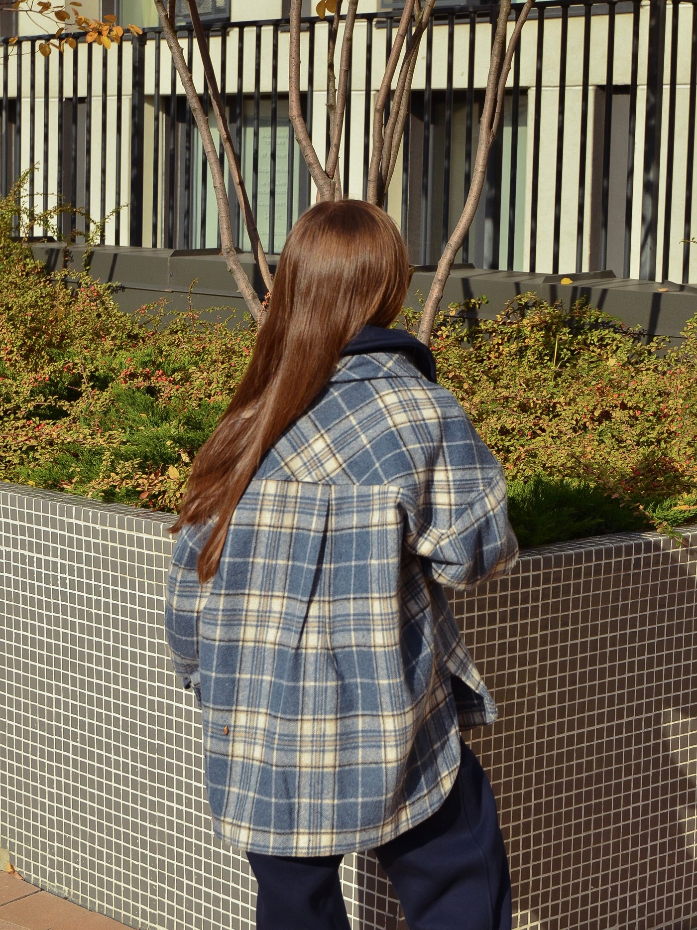 LuBlu Flannel Shirt Navy