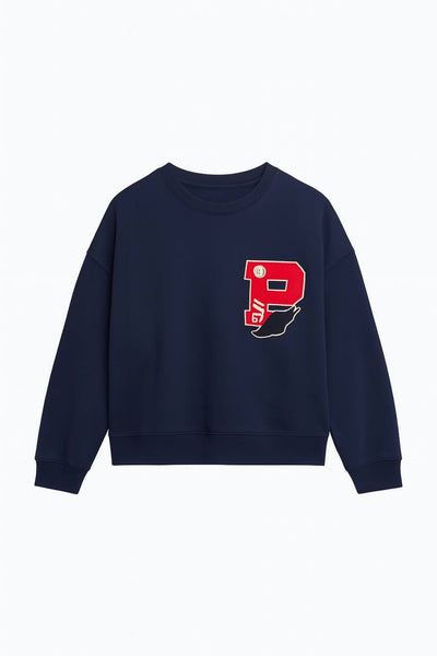 LuBlu Sweatshirt school "P" Navy