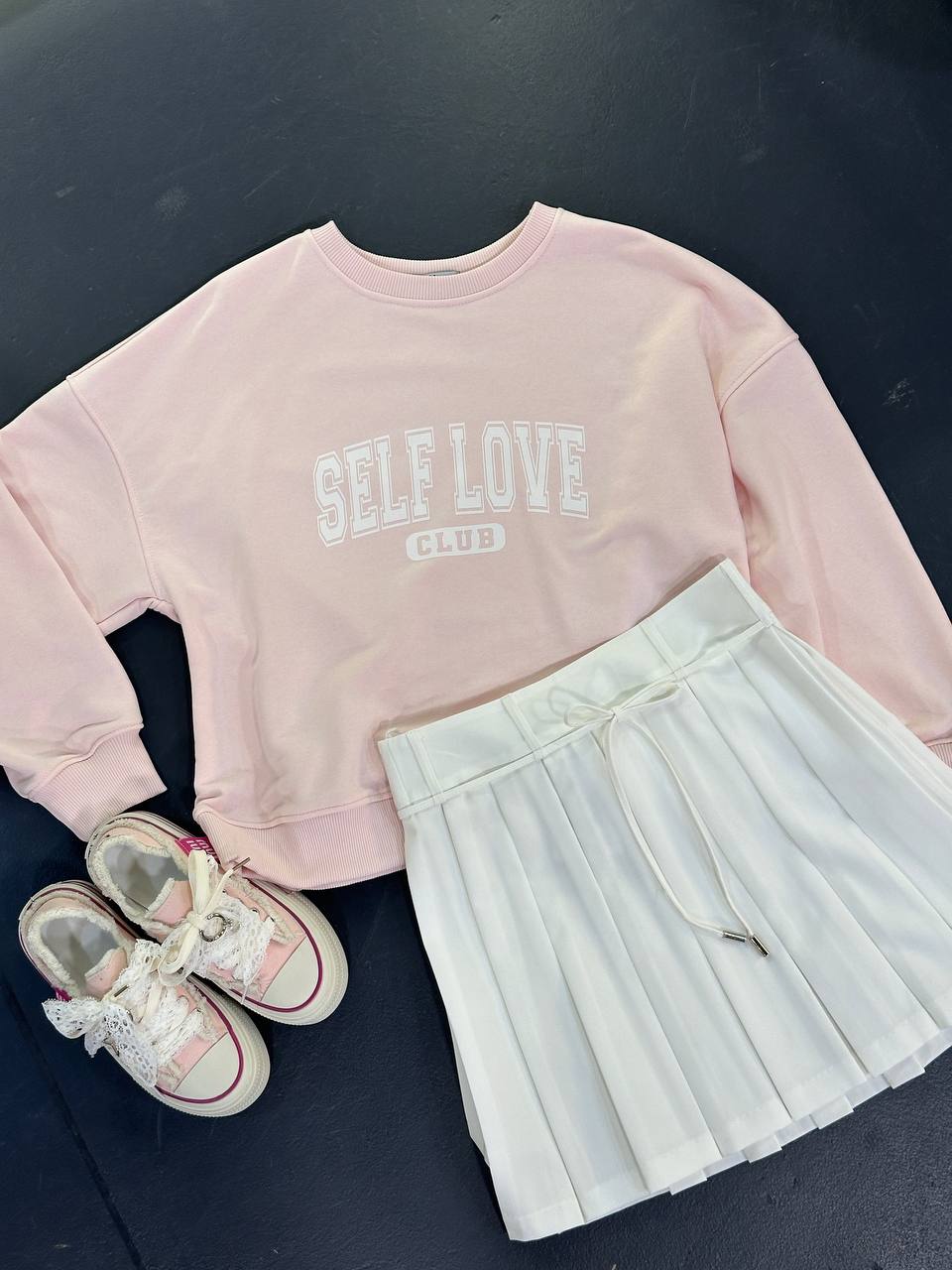 Self Love Sweatshirt Pudra
