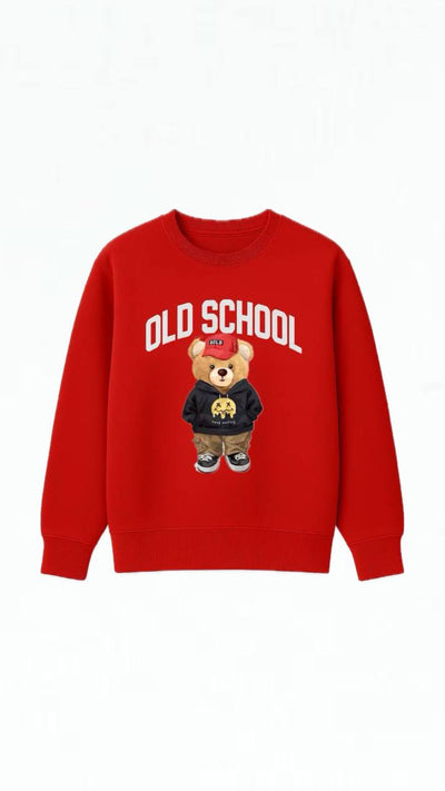 SCH "Old school" Red sweatshirt