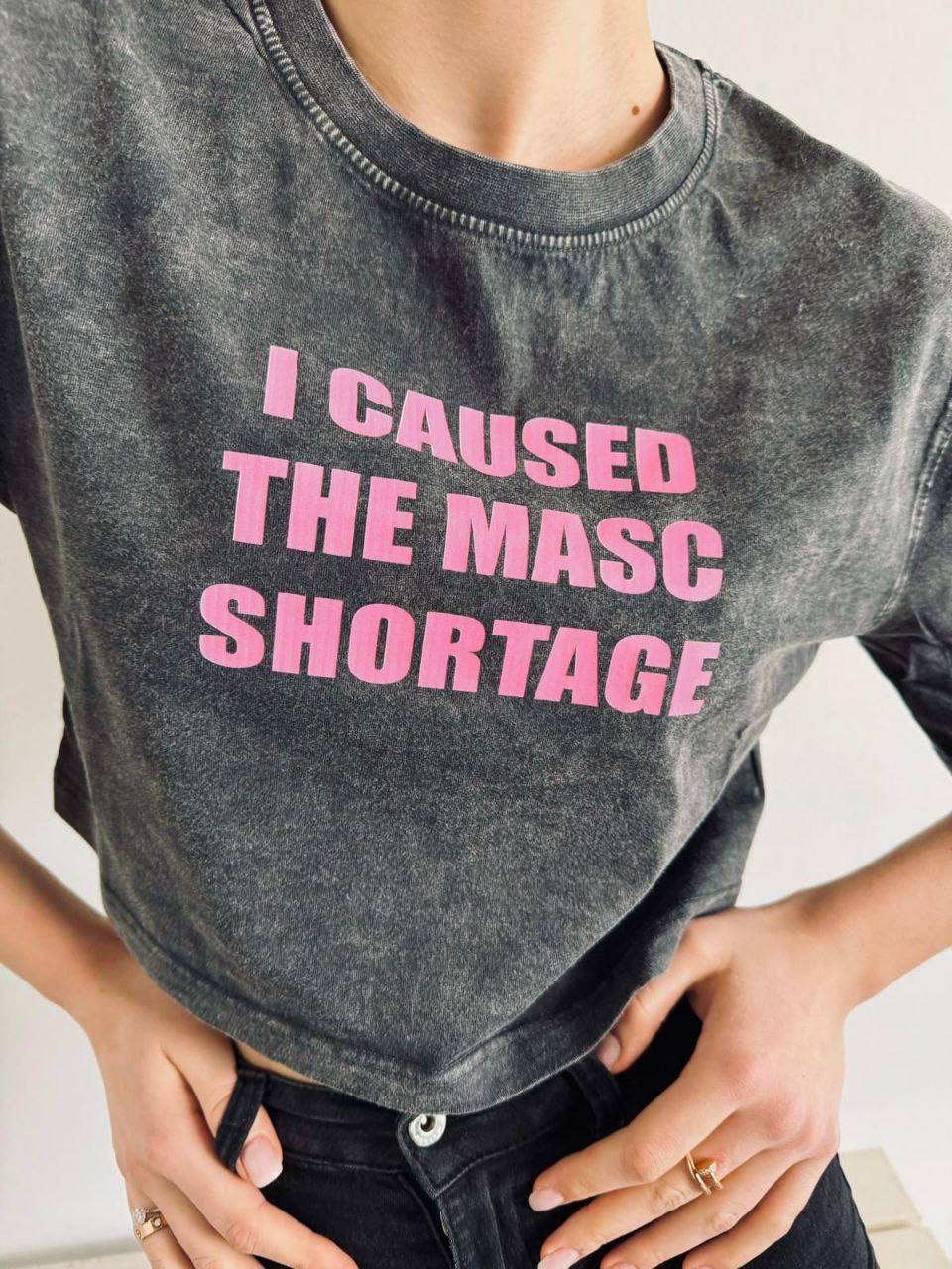 Caused T-shirt Graphite