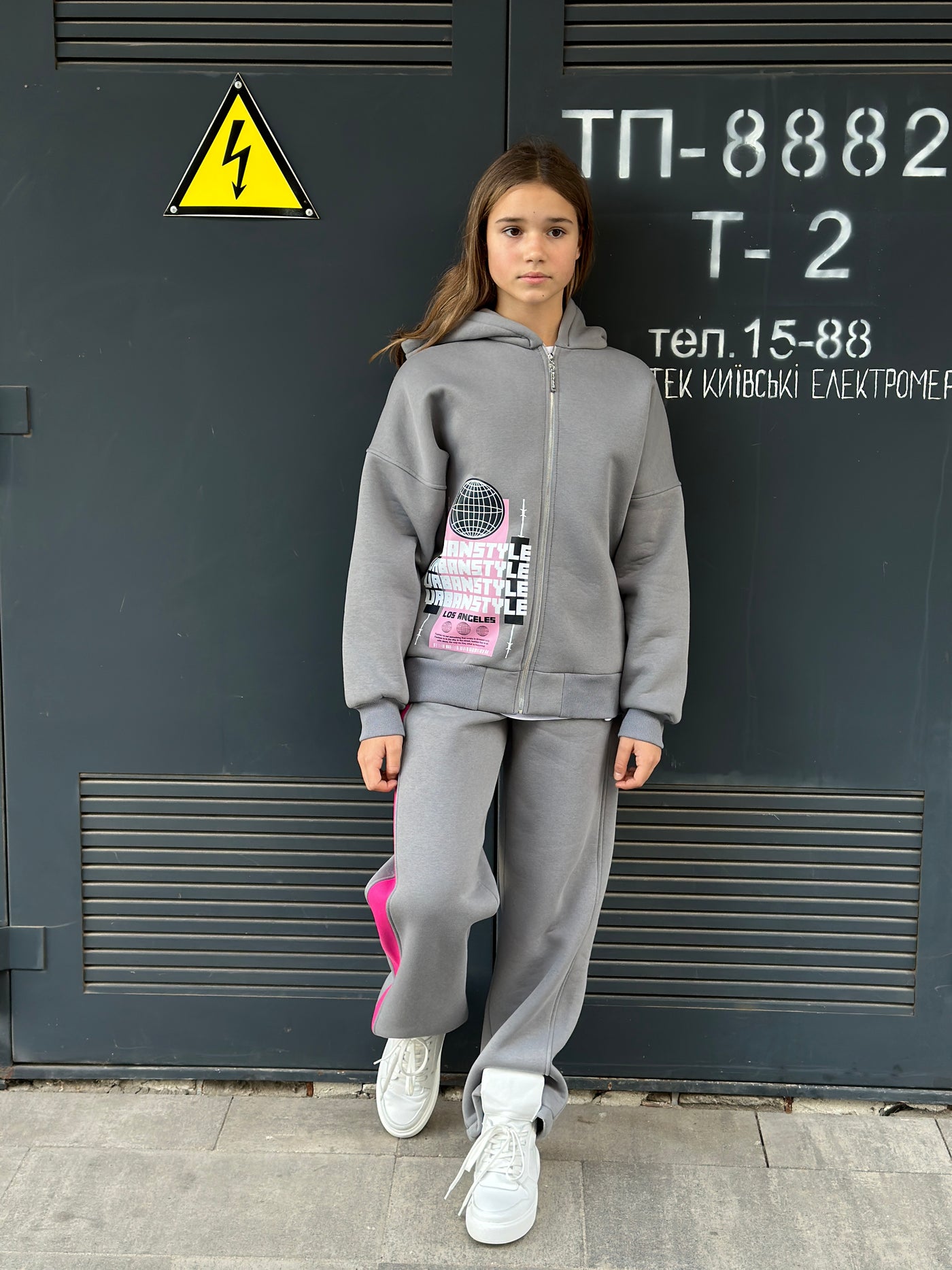 Abito Wellkids stile grigio