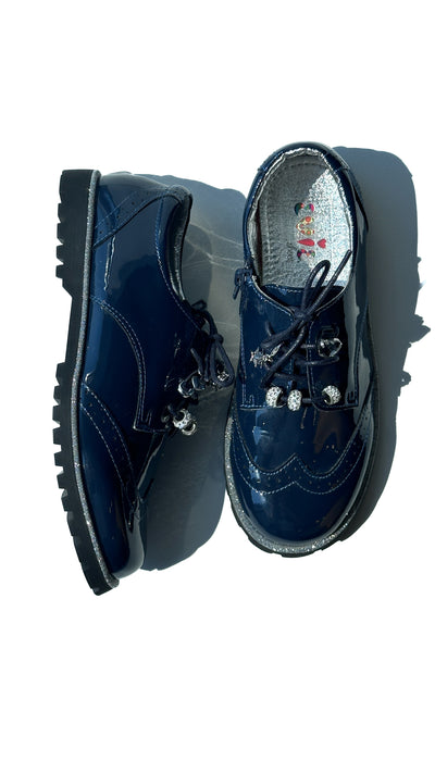 Lady Oxford Navy Glitter