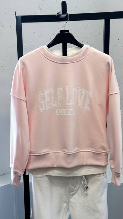 Self Love Sweatshirt Pudra