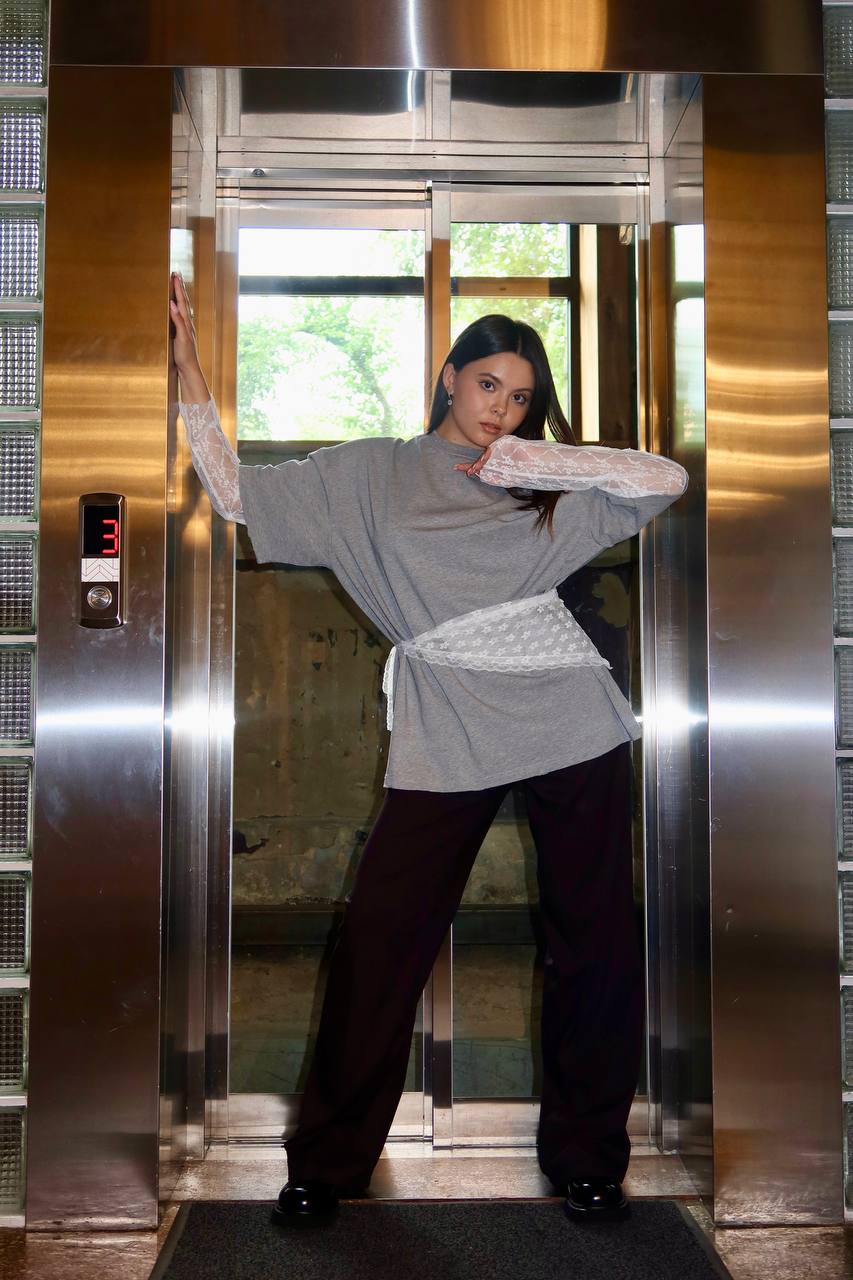 Longsleeve "Laced" Grey