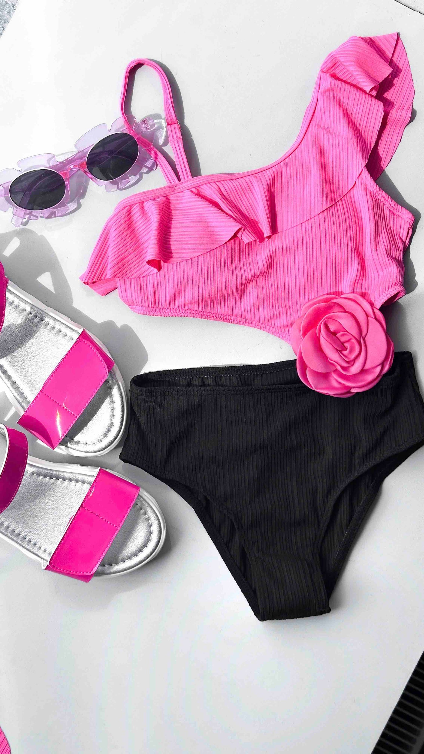 Купальник "Rose" Black/Pink
