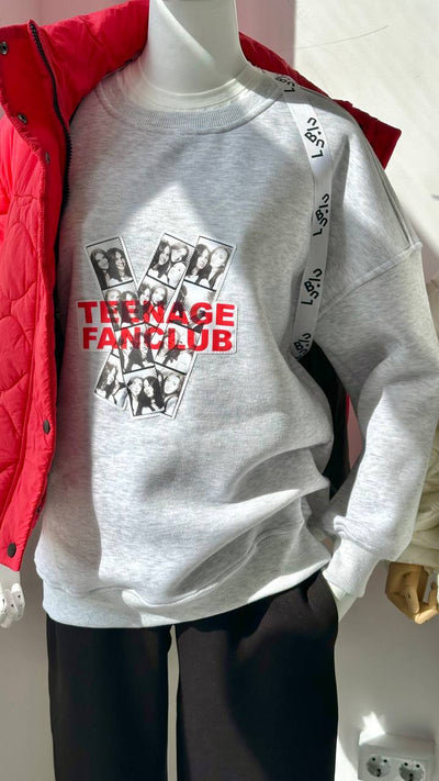 LuBlu Sweatshirt "Friendship" Grey