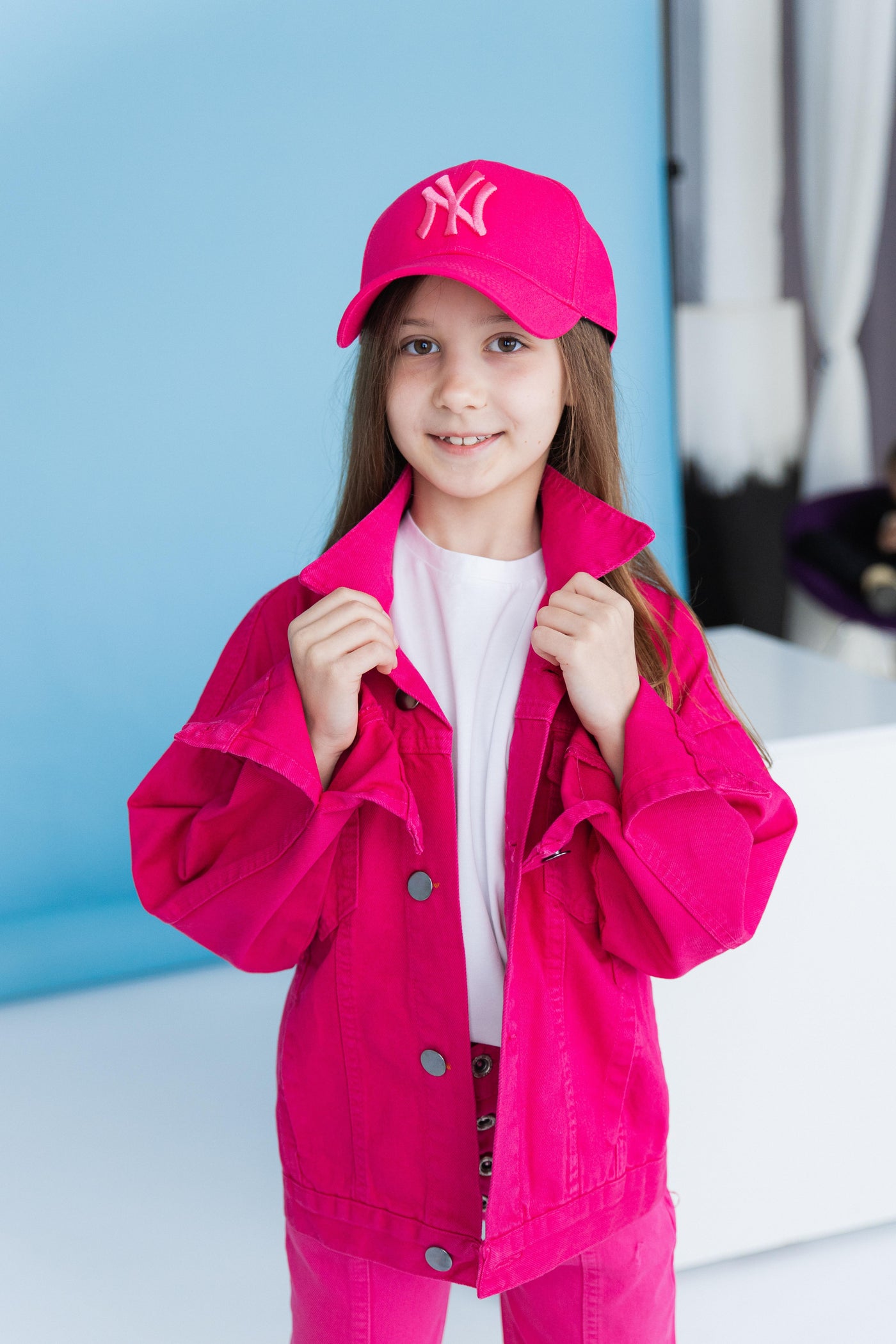 Lublu kids Denim jacket Pink