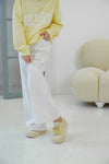 Lublu kids Jean droit Blanc