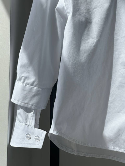 LuBlu Shirt with double cuffs White