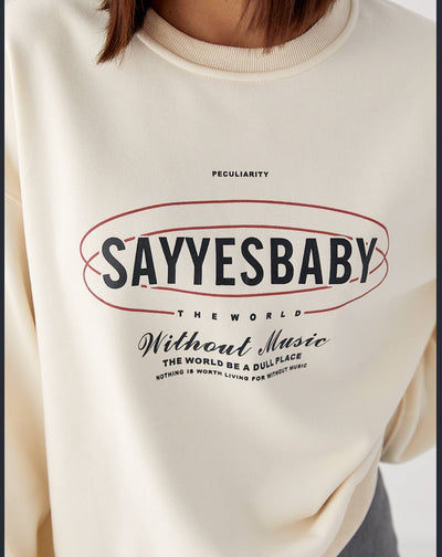 Світшот SayYes Milk