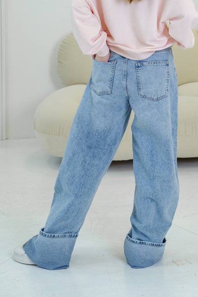Jeans Fold up Blue