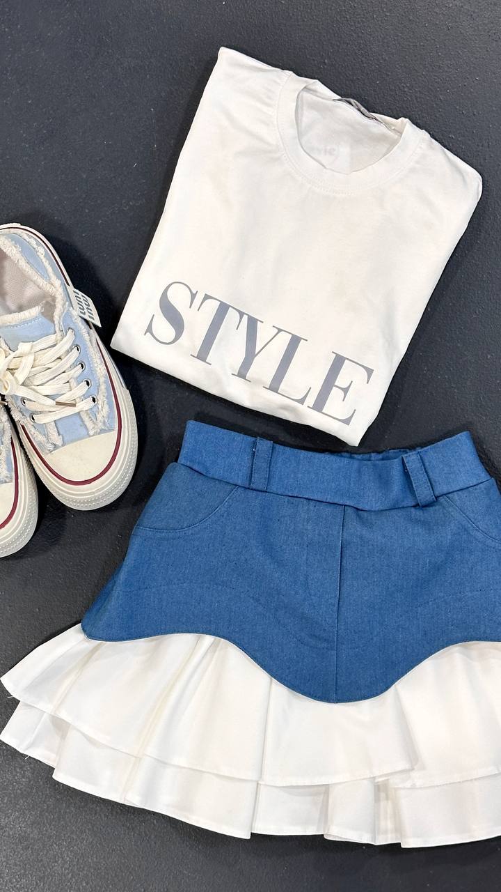 Спідниця "Peplum" Denim