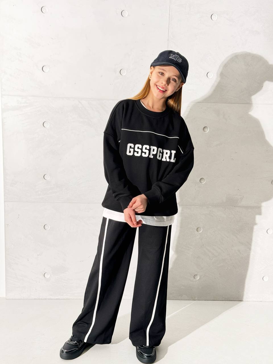 LuBlu Sweatshirt kids "Gossip Girl" Black