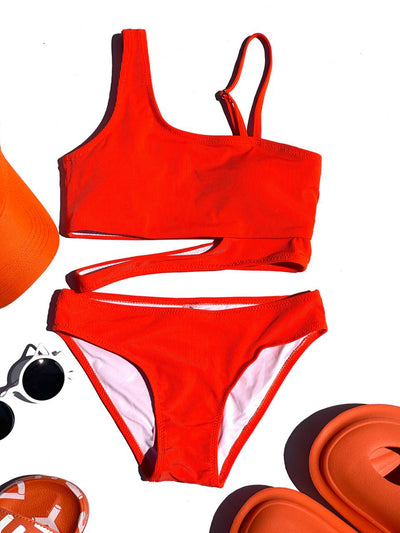 Dreams Girl Separate swimsuit Orange