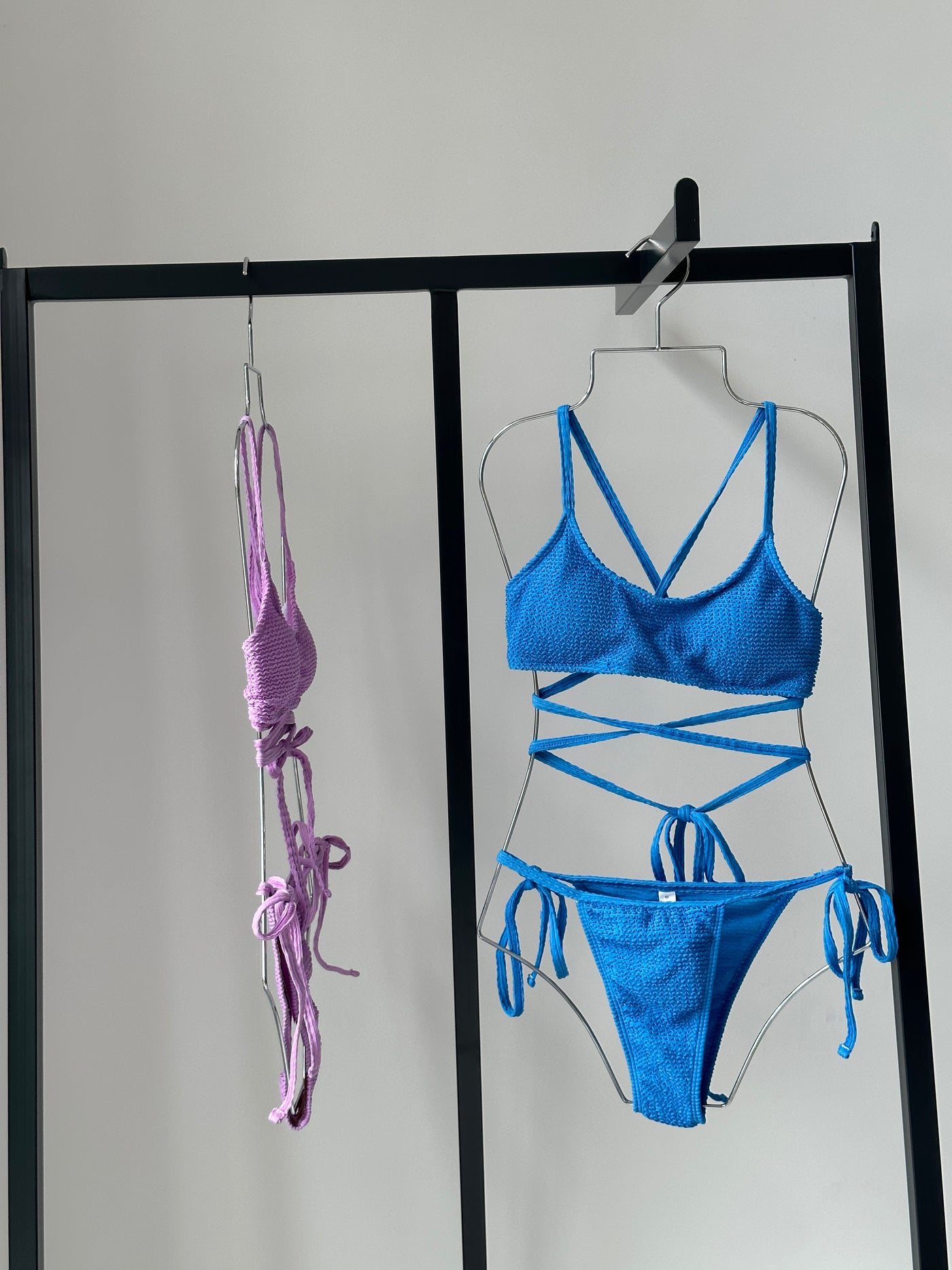 LuBlu Swimsuit with ties Blue