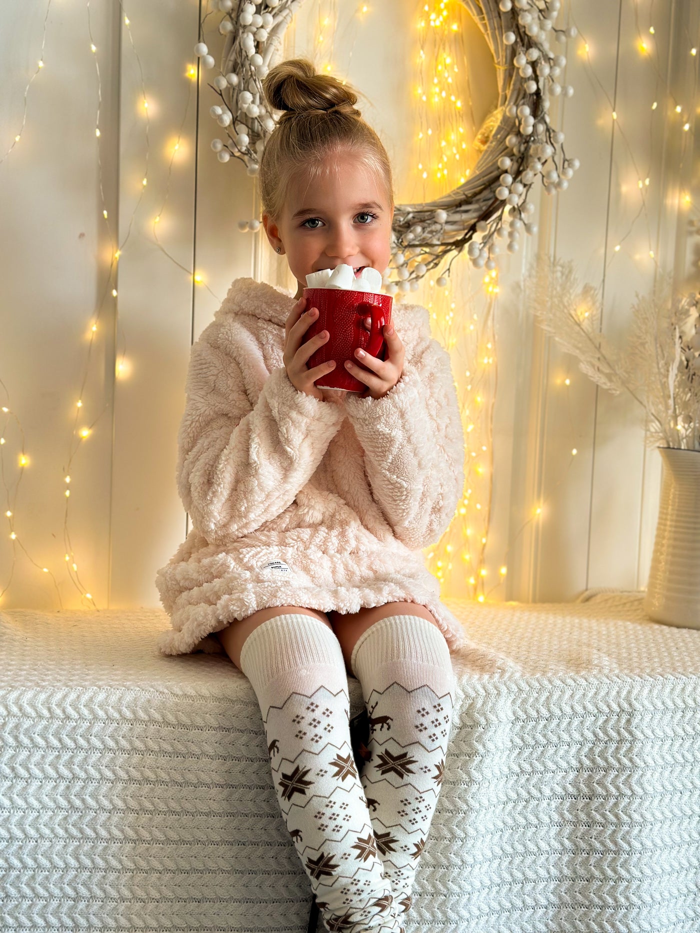 LuBlu Dress Teddy Milk
