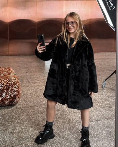 Шуба long Black