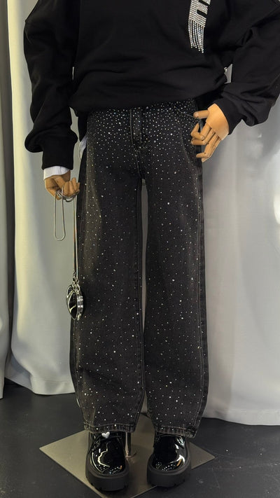 Les jeans Lublis brillent bleu clair