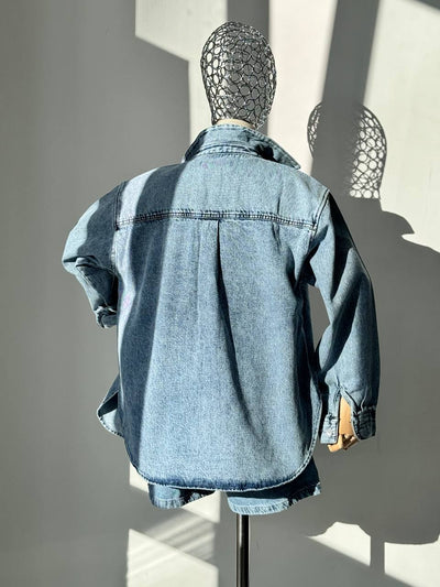 Lublu kids Джинсова сорочка Blue